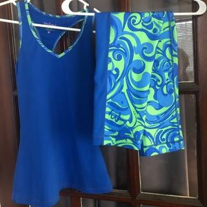 Luxletic Lilly Pulitzer. Tank and pants.